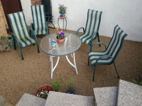 Patio and Driveway